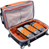 eBags Slim Packing Cubes for Travel - Organizers - 3pc Set - (Tangerine)