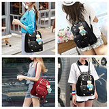 Mini Backpack Multi-Way Womens Backpack Purse Cute School Backpack For Teen Girls,White