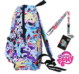 My Little Pony Backpack With Lanyard And Keychain Charm (Draw Art Version)