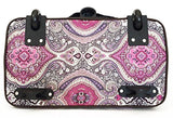 Trendy Flyer Computer/Laptop Rolling Bag 2 Wheel Case Taj Fuchsia