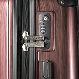 Mia Toro Italy Lustro Hardside 28 Inch Spinner Luggage - Burgundy
