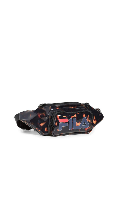 Fila Women's Fila Tort Fanny Pack, Tortoise Shell, Black, Brown, One Size