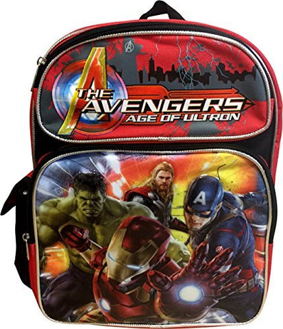 Marvel Avengers Deluxe 3D Embossed 14" School Bag Backpack