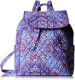 Vera Bradley Women's Drawstring Backpack, Lilac Tapestry