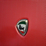 Mia Toro Italy Fibre Di Carbonio Moderno Hardside 24 Inch Spinner Luggage, Yellow