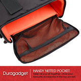 Duragadget Deluxe Quality, Shock-Absorbing & Water-Resistant Shoulder / Messenger Bag In Black &