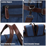 Laptop Backpack,Hybrid Multifunction Briefcase Messenger Bag with Shoulder Strap for Men,Women (15.6 inch, Vintage Blue)