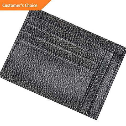 Sandover Royce Leather RFID Blocking Slim Card Case Wallet Mens Wallet NEW | Model LGGG - 10570 |