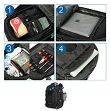 WolfWarriorX Military Tactical Assault Backpacks 3-Day Expandable Waterproof Water Resistant