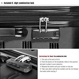 Merax Travelhouse Luggage Set 3 Piece Expandable Lightweight Spinner Suitcase (Black2019)
