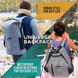 Portfella Backpack Heavy Duty 30L Dry Bag - Outdoor Hiking Travel Backpack Waterproof Rolltop -