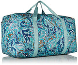 Vera Bradley womens Lighten Up Large Travel Duffel, Polyester, Daisy Paisley, One Size