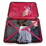 Bebe Women'S Luggage Abigail 29" Hardside Check In Spinner, Winter Leopard