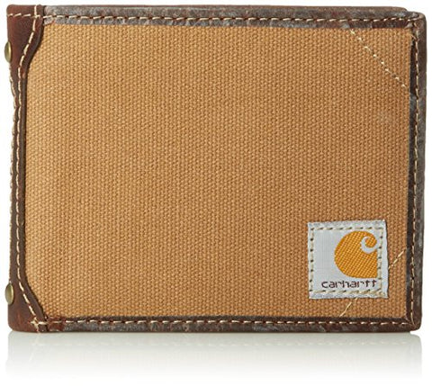 Carhartt Men's Billfold Wallet, Duck Brown One Size