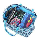 Zodaca All Purpose Large Utility Bag, Times Square Turquoise