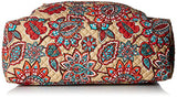 Vera Bradley Iconic Grand Weekender Travel Bag, Signature Cotton, Desert Floral + 1.50 Power