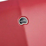 Delsey Luggage Infinitude 29" Checked Expandable Spinner (Red)