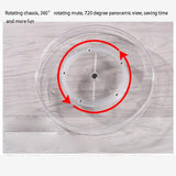 BNSDMM Cosmetic Storage Box Transparent Storage Rack 360 Degree Rotating Desktop Jewelry Storage Box Dressing Table Skin Care Products Rack