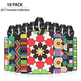 Cool Luggage, Merrynine Personalized Bright Color Mosaic Pattern Durable Travel Id Holder For