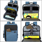 AsCrown YUANYE Business Water Repellent Nylon Laptop Backpack with USB Charging Port and Lock