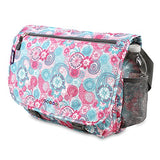 J World New York Terry Messenger Bag, Blue Raspberry, One Size