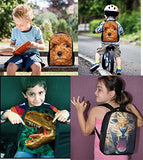 Bigcardesigns 1-6 Years Old Kids Backpack Cool Shark 12" Toddler Backpack