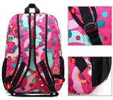 Scarleton Patterned Nylon Backpack H203812 - Rose