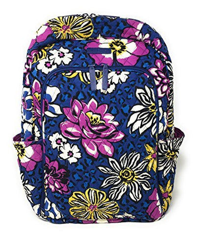 Vera Bradley Laptop Backpack (Updated Version) with Solid Color Interiors (African Violet with Purple Interiors)