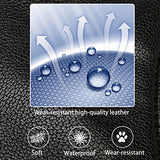 Samaz Backpack Pu Leather Bag With Usb Charging Port College Student School Backpack With