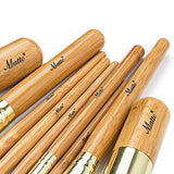 Matto Makeup Brushes 9-Piece Bamboo Handles Makeup Brush Set With Travel Cosmetic Bag