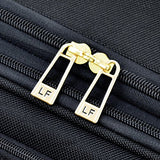 London Fog Langley 29" Expandable Spinner, Black