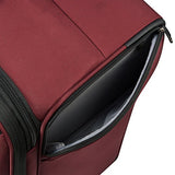 Delsey Luggage Titanium Soft Expandable 29 Inch Spinner, Black Cherry Red