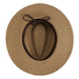 Wallaroo Men'S Outback Sun Hat - 100% Paper Braid - Classy Style, Large, Brown