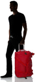 Kipling Unisex-Adult's Discover Small Wheeled Duffle, Telescoping Handle, Zip Closure, cherry tonal