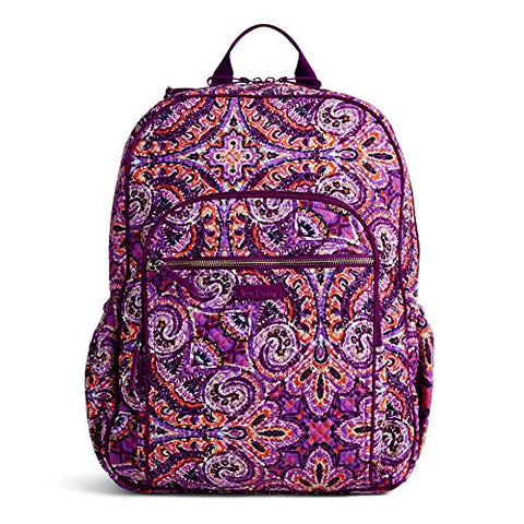 Vera Bradley Iconic Campus Backpack, Signature Cotton, dream tapestry