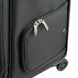 Delsey Luggage Cruise Lite Softside 25" Exp. Spinner Suiter Trolley, Black