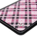 Vangoddy Mary Wallet Portfolio Case For Nuvision Tm1088 10.1-Inch Tablet (Pink Checker)
