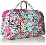 Vera Bradley Iconic Compact Weekender Travel Bag-Signature, Wildflower Paisley