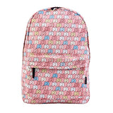 Damara Elephants Print Pink Backpack