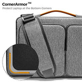 tomtoc Laptop Shoulder Bag for 13.5 Inch New Microsoft Surface Laptop 4/3/2/1, Surface Book 3/2/1, 360 Protective Case Fit 13-inch Old MacBook Air/ Pro, Acer Swift 3, Waterproof Accessory Sleeve