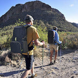 Sarhlio Hiking Backpack Foldable Daypack 35L Lightweight Water Repellent for Travel EDC Blue(BPK03C)