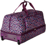 Vera Bradley Women'S Large Wheeled Duffel, Berry Burst