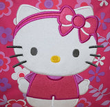 Hello Kitty Flower Shop Deluxe Embroidered 12" School Bag Backpack