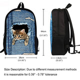 Thikin Colorful Lion Head Kids School Backpack Children Book Bags