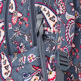 Vera Bradley Women's Signature Cotton Campus Backpack, Felicity Paisley, One Size
