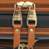 Steve Madden Global Wheeled Under Seat Bag (Black)