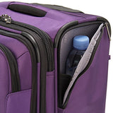 Delsey Paris Luggage Sky Max Carry On Expandable 2 Wheeled Suitcase, Black