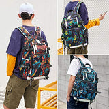 School Backpack for Teen Boys, Hey Yoo 2019 New Waterproof Bookbag School Bag Laptop Casual Backpack for Boys School (blue)