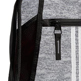 adidas Unisex Alliance II Sackpack, Grey Heather/Black/White, ONE SIZE