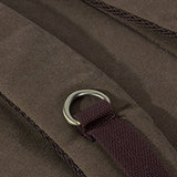 ABage Unisex Canvas Backpack Medium Vintage Travel College High School Book Bag, Khaki